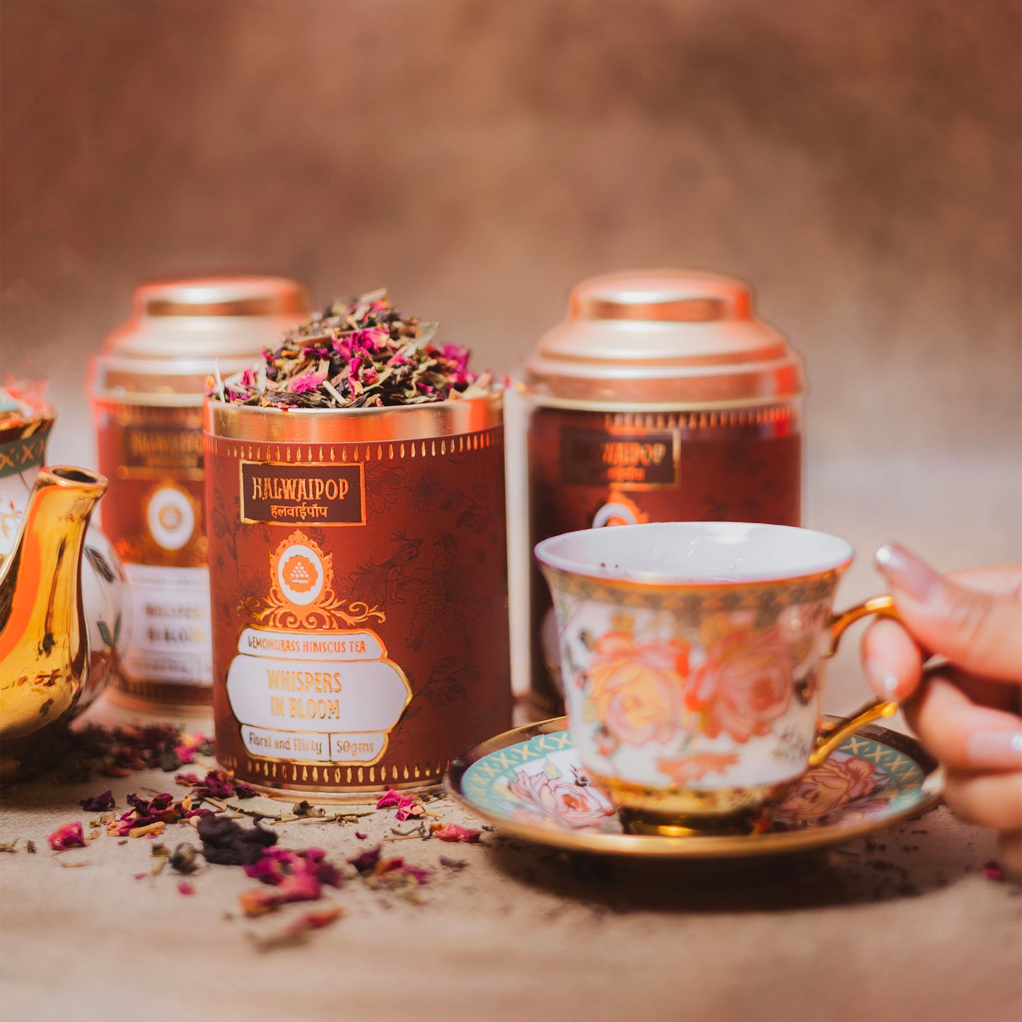 Whispers In Bloom – Lemongrass Hibiscus Tea