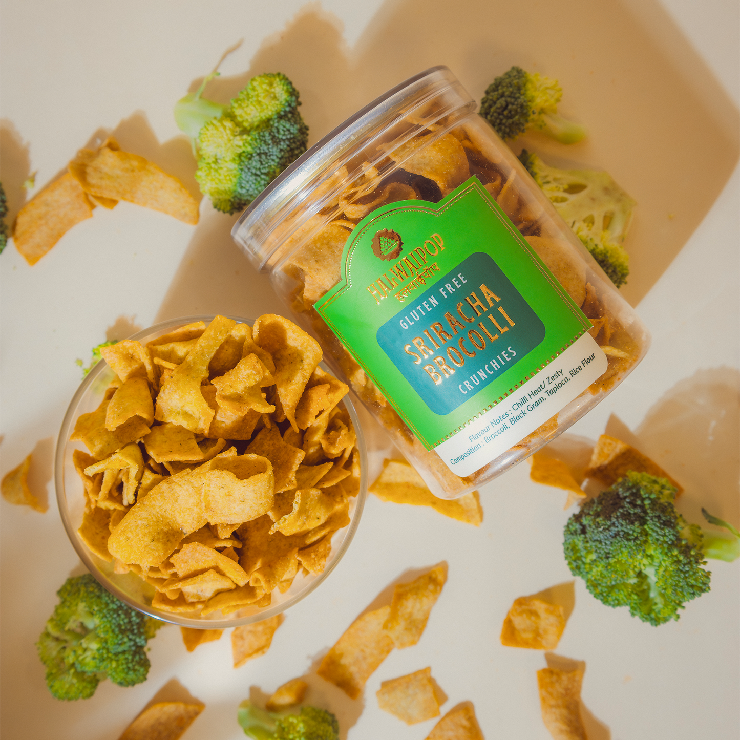 Sriracha Brocolli Crunchies