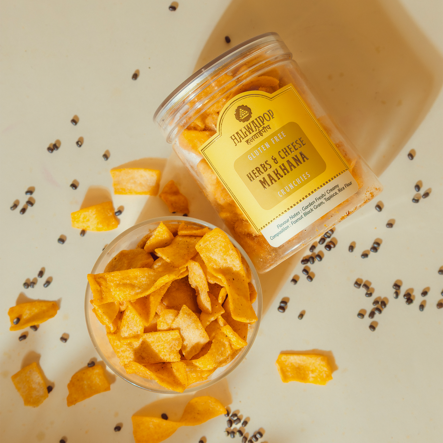 Herbs & Cheese Makhana Crunchies