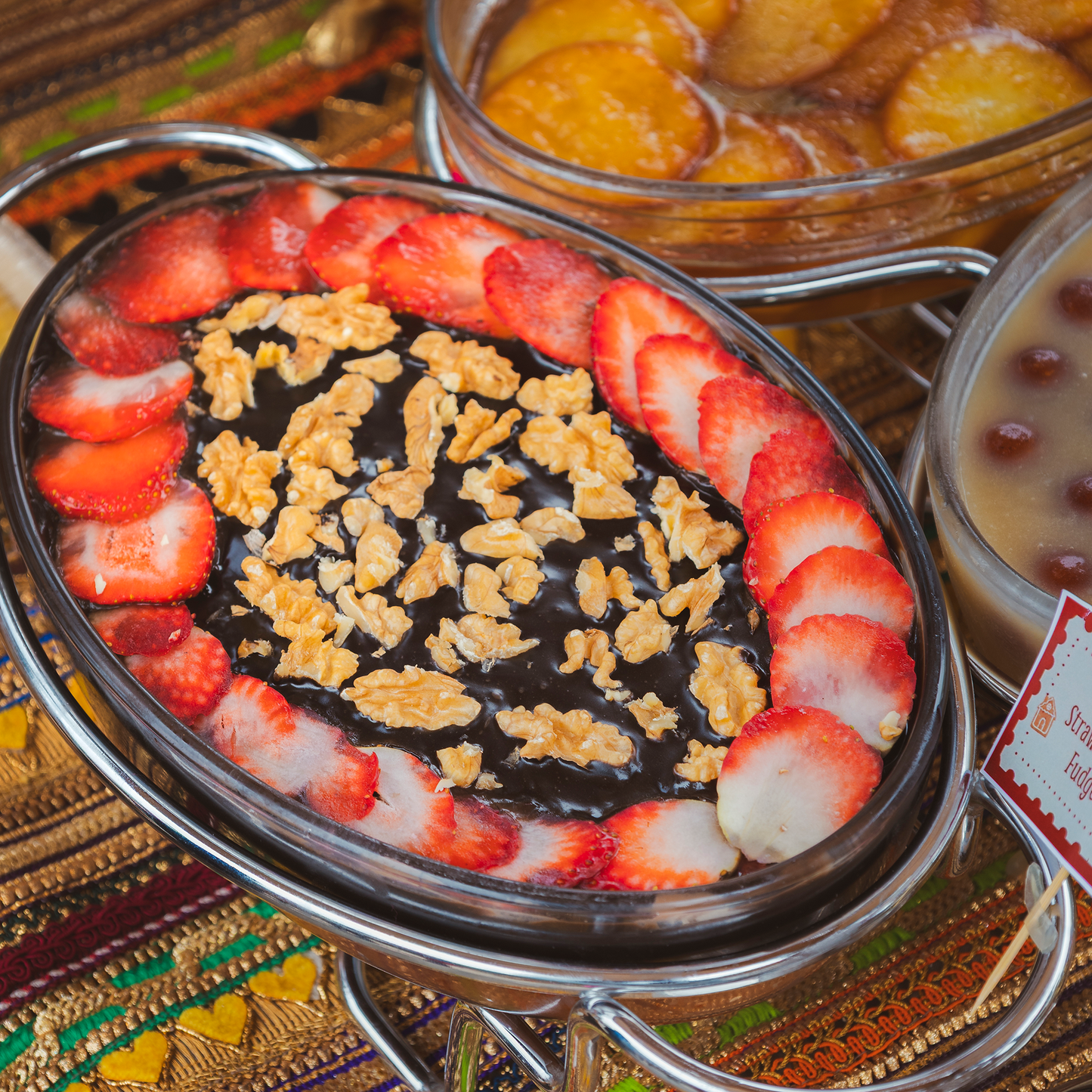 Strawberry Fudge Halwa