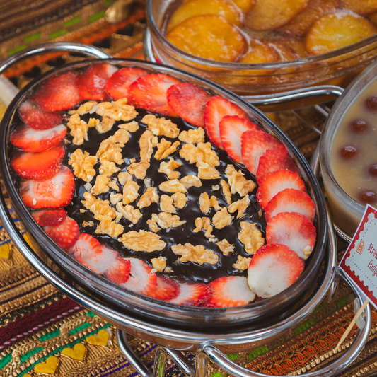 Strawberry Fudge Halwa