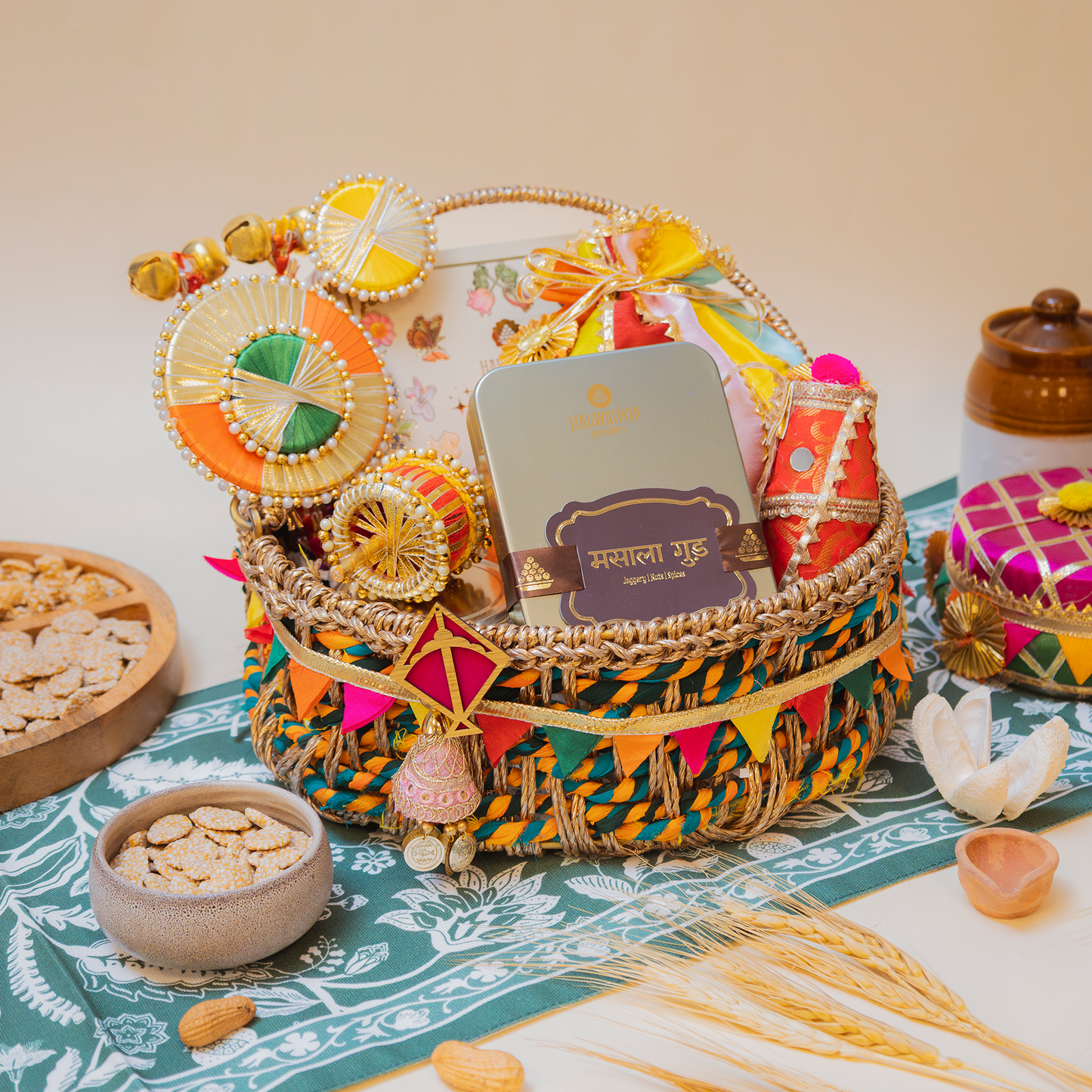 Lohri Noor Basket - Round