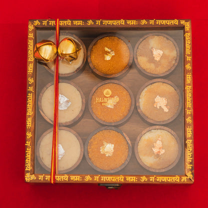 Wooden Glass Box – Box of 9