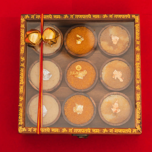 Wooden Glass Box – Box of 9
